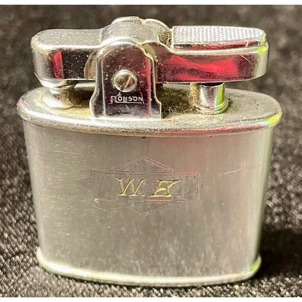 Vintage Ronson Standard Lighter Engraved W K